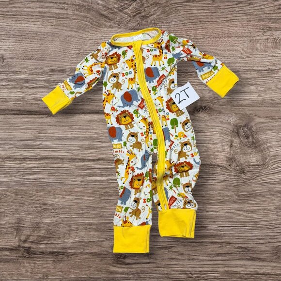 Cute Zoo themed zip up onesie - Picture 1 of 1